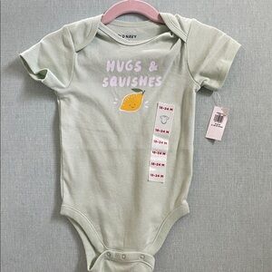 Old Navy Light Green Baby Bodysuit